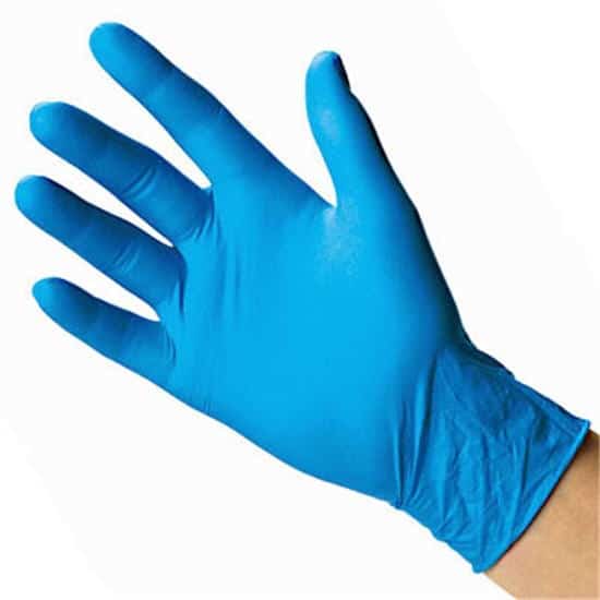 Gloves Nitrile Blue Free Powder House Brand Box 100 gloves