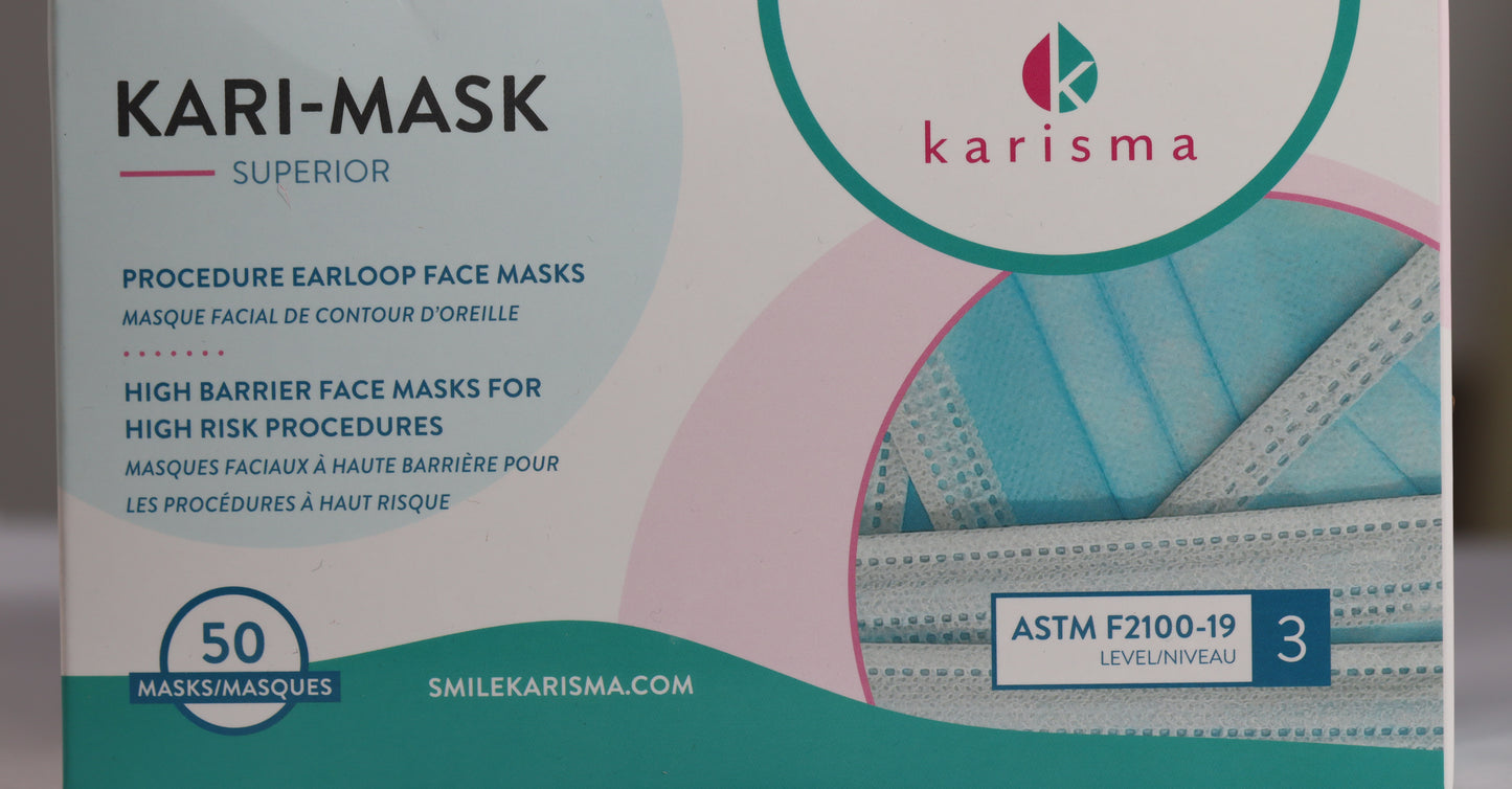 Face Mask Level 3 Karisma - Medical Grade 99% - Disposable