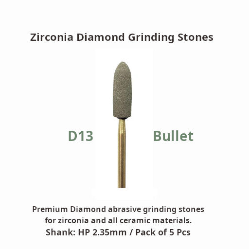 Zirconia Diamond Grinding Stones KIt or 5/PK