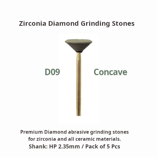 Zirconia Diamond Grinding Stones KIt or 5/PK