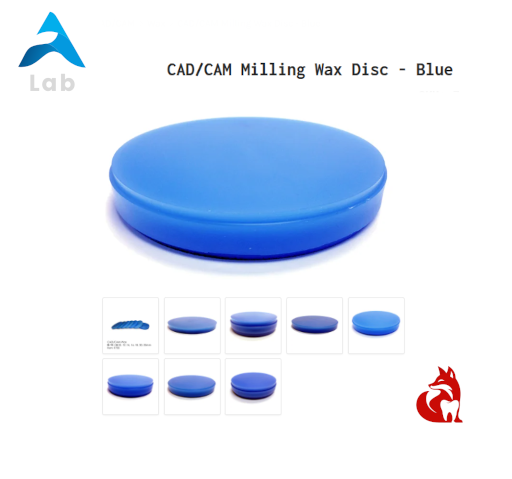 CAD CAM Milling WAX Blue
