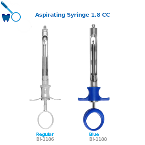 Best Aspirating syringe 1.8 cc
