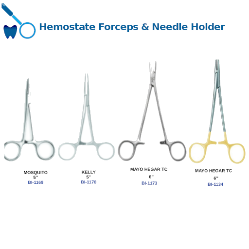 Best Hamostate forceps and Mayo Needle Holder