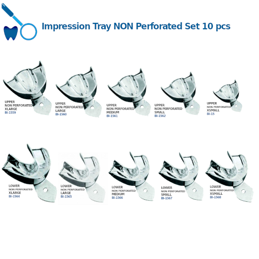 Best Impression Tray NON Perforated