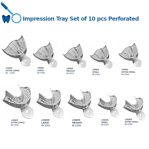 Best Impression Tray Perforated