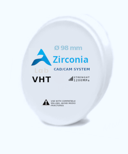 Zirconia VHT Very High Translucency Ø 098mm
