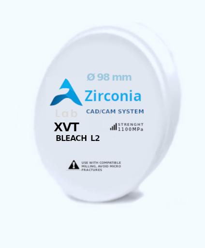 Zirconia XVT Extra Very High Trans Bleach L2 Ø 098mm